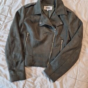 BB Dakota Steve Madden Olive Suede Jacket - Small